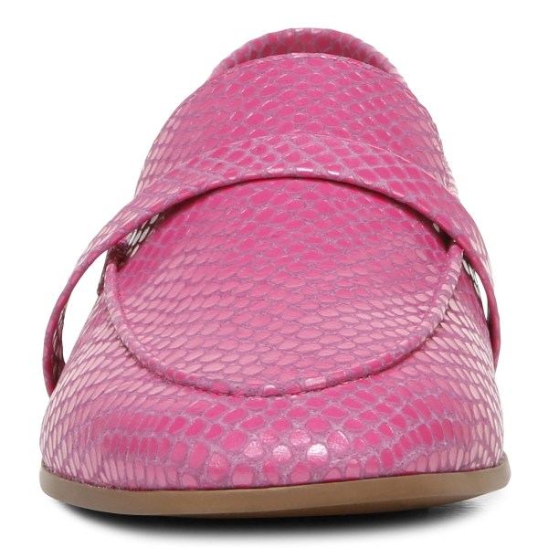 Vionic Loafers Ireland - Zana Lizard Print Loafer Pink - Womens Shoes Online | ODIMT-4530